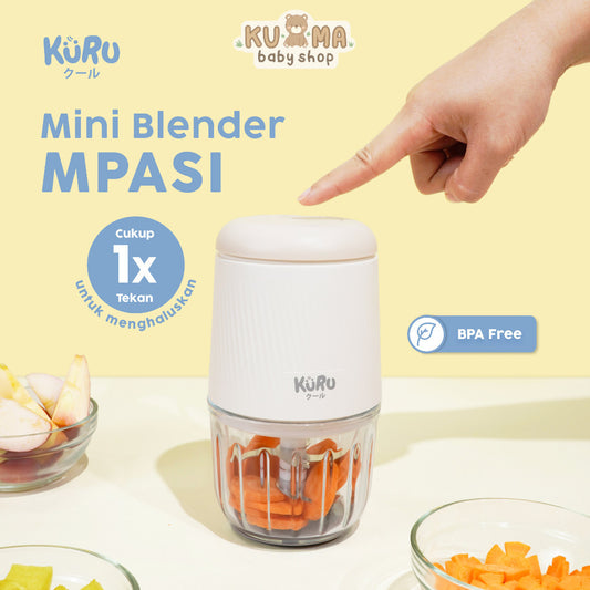 Kuru Baby 2in1 Mini Food Blender Grinder | Puree Maker Food Chopper MPASI FC2002