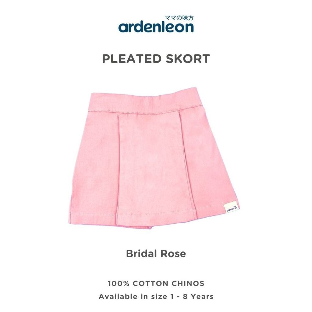ARDENLEON Rok Celana Anak Perempuan Pleated Skort