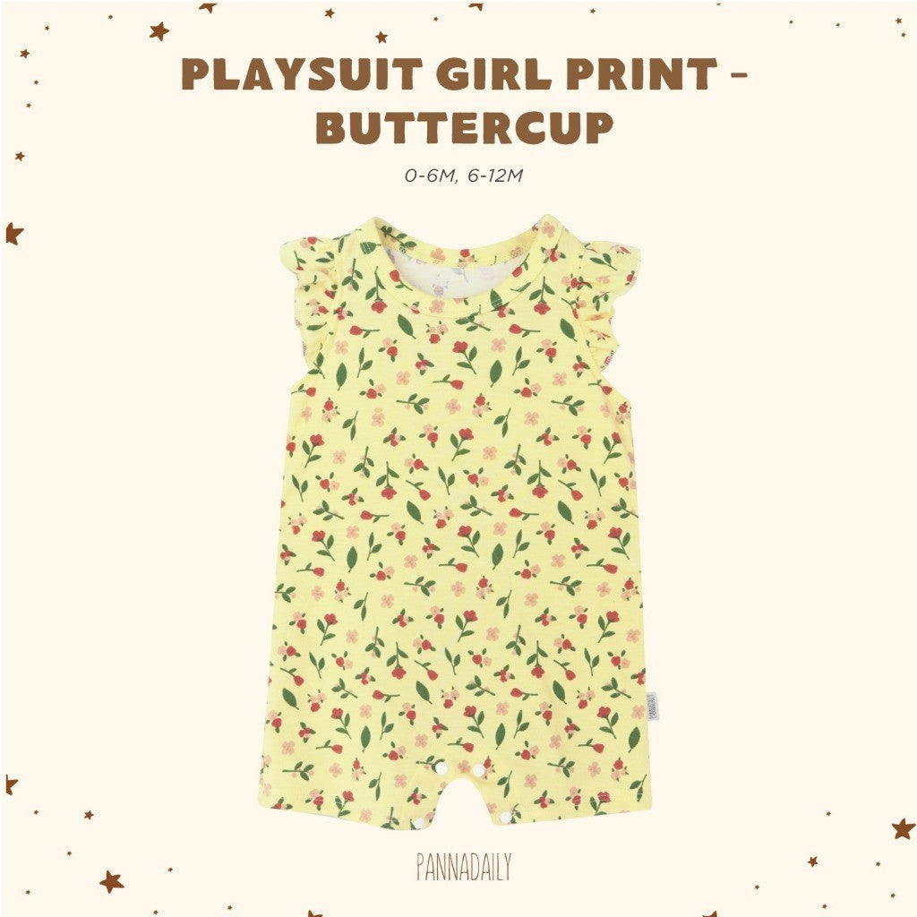BOHOPANNA - PANNADAILY - PLAYSUIT GIRL PRINT - Jumper Bayi