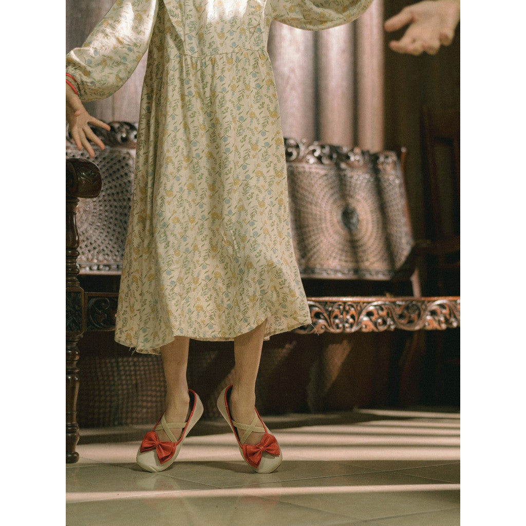 WEARLUCA Sophia - Sepatu Flat Pita Anak Perempuan