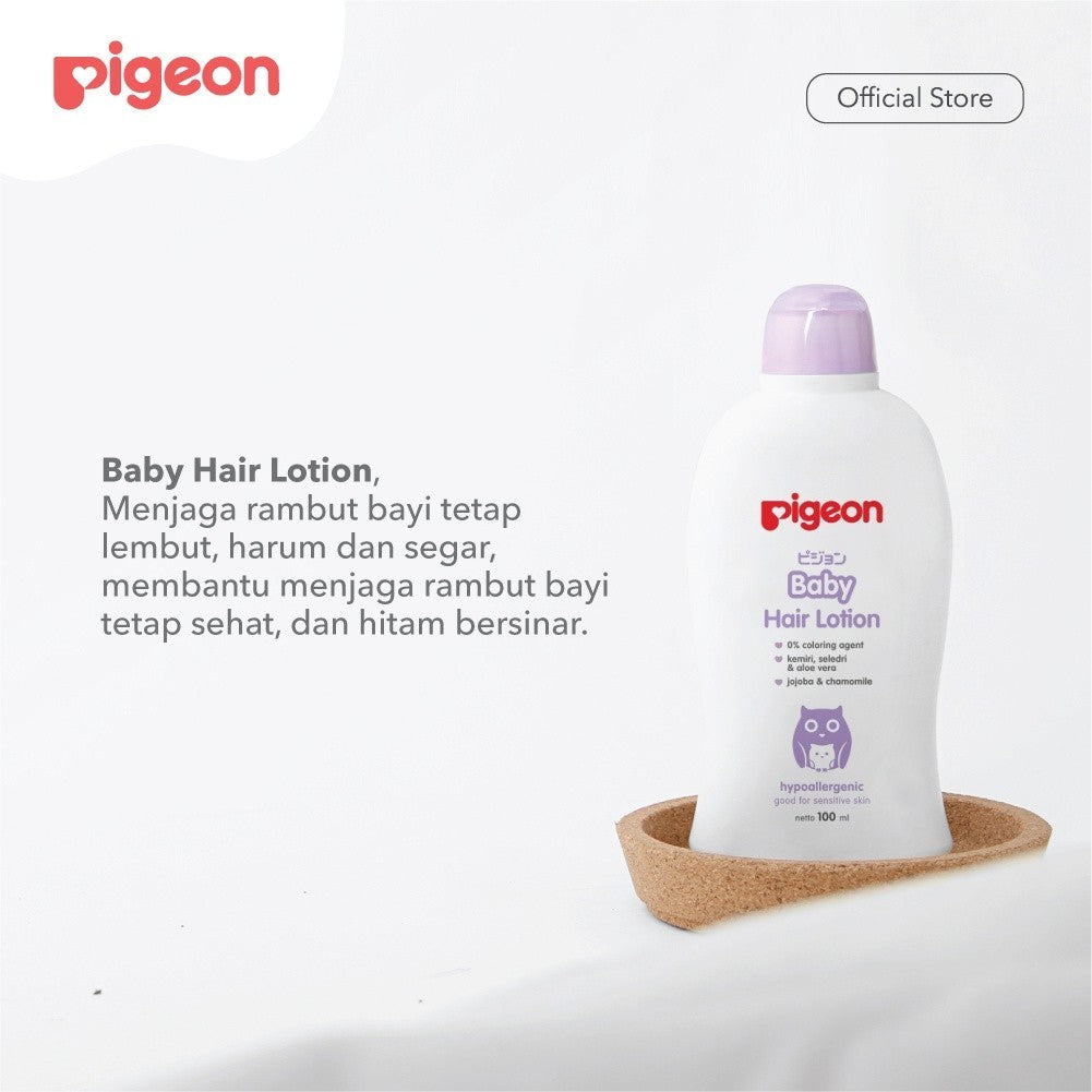 PIGEON Baby Hair Lotion 100Ml | Lotion Rambut Bayi Chamomile