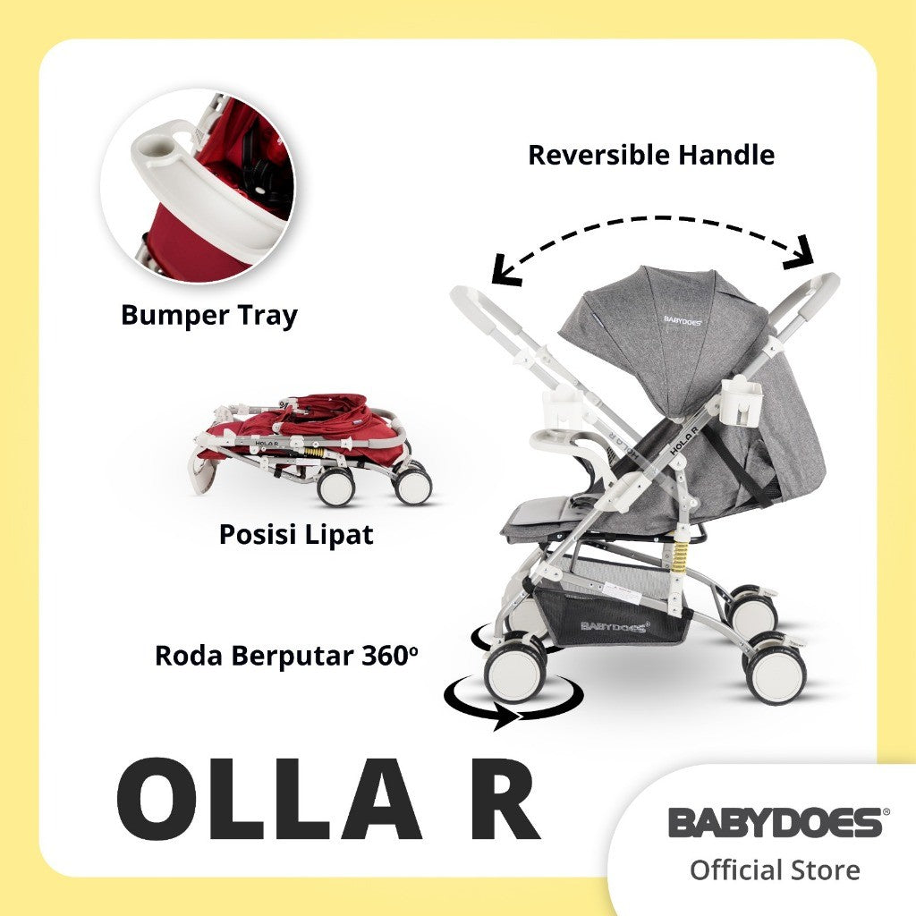 Babydoes 319 SN OLLA R / New Hola R Stylish Reversible Stroller