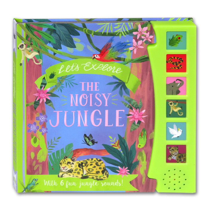 [NPP] Let's Explore THE NOISY GARDEN / JUNGLE / OCEAN / WOOD Sound Board Book With 6 Fun Sounds!