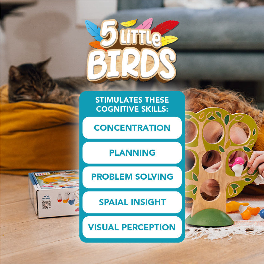 SmartGames 5 Little Birds Mainan Edukasi Anak Board Game