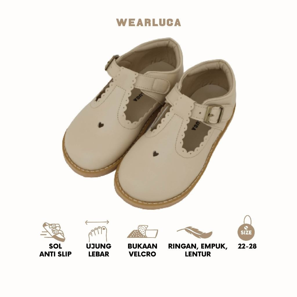 WEARLUCA Villia - Sepatu Anak Perempuan Anti Slip