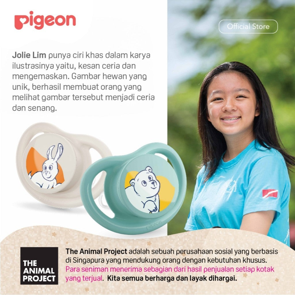 PIGEON MINILIGHT PACIFIER SUSTAINABLE | EMPENG BAYI | DOT BAYI 2pcs