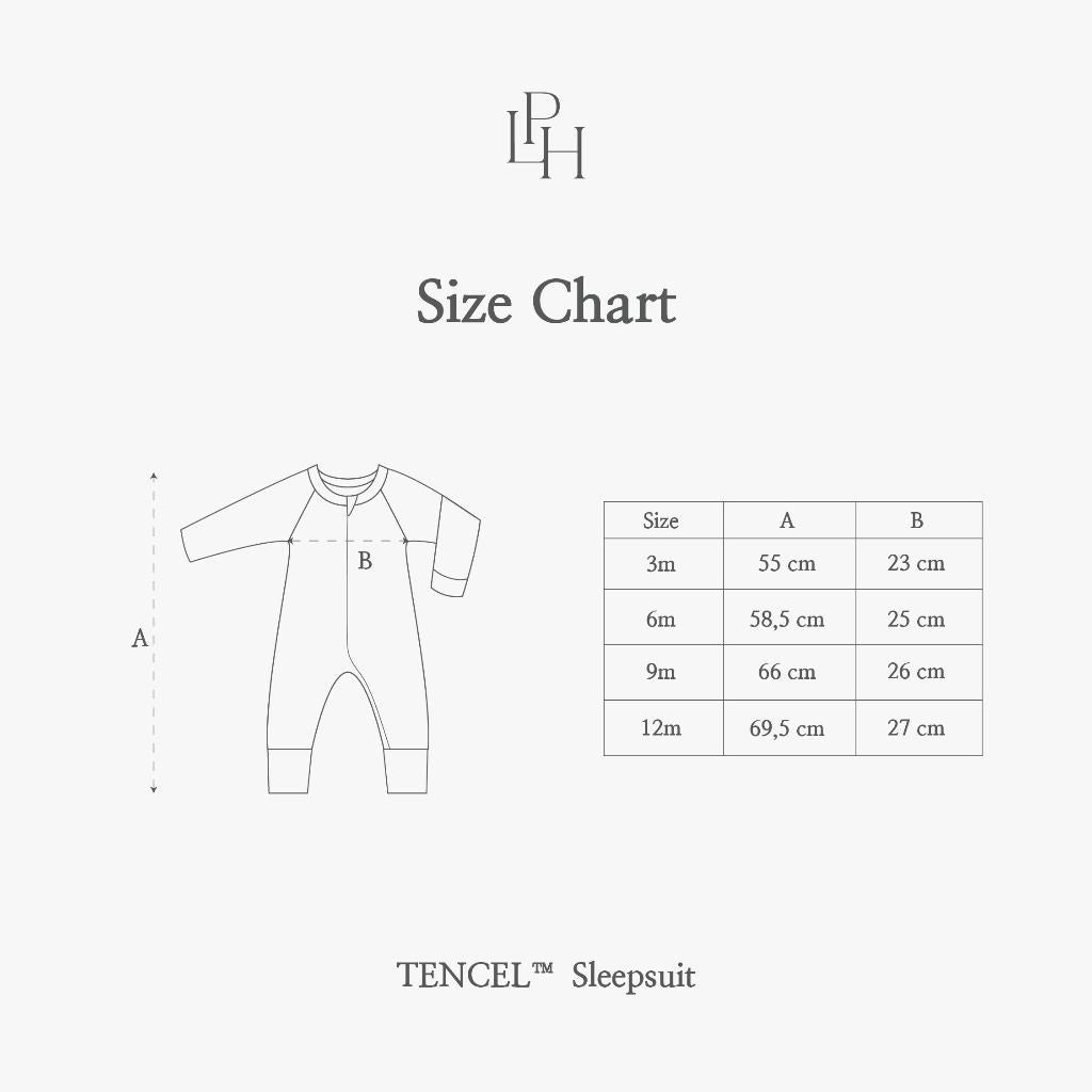 Little Palmerhaus - Tencel Sleepsuit (Jumpsuit Bayi) 3.0
