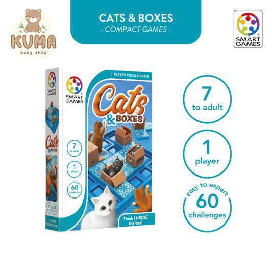SmartGames Cats & Boxes Mainan Edukasi Anak Board Game