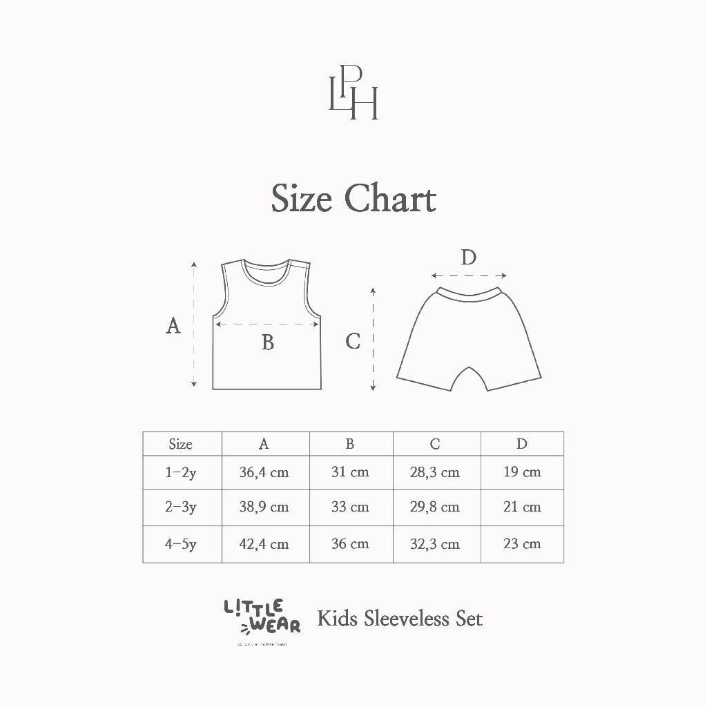 Little Palmerhaus - Little Wear Kids Sleeveless Set (Setelan Anak Lengan Buntung) 30.0