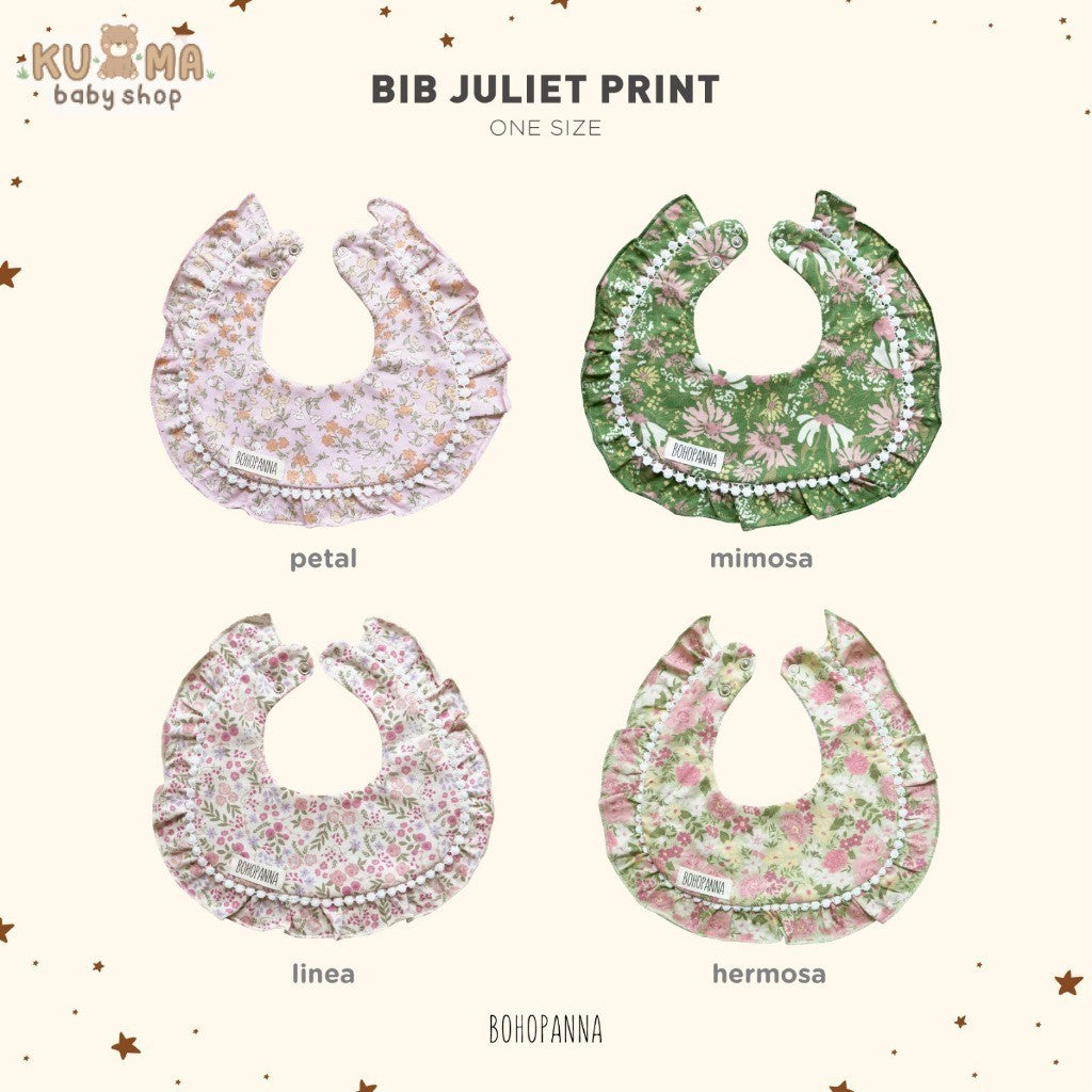 BOHOPANNA - BIB JULIET PRINT - Slabber Bayi