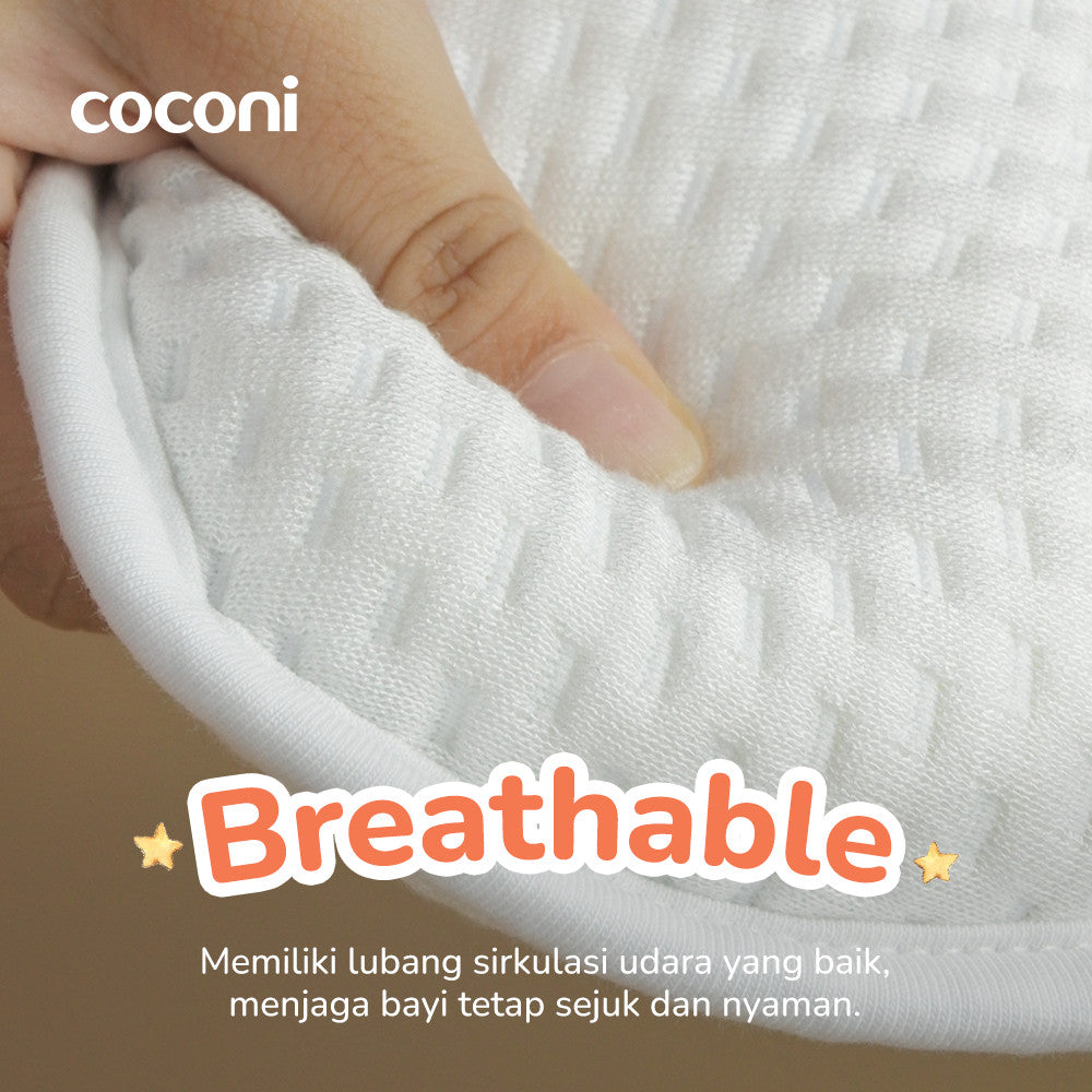 COCONI Newborn Head Pillow | Bantal Tidur Bayi Anti Peyang