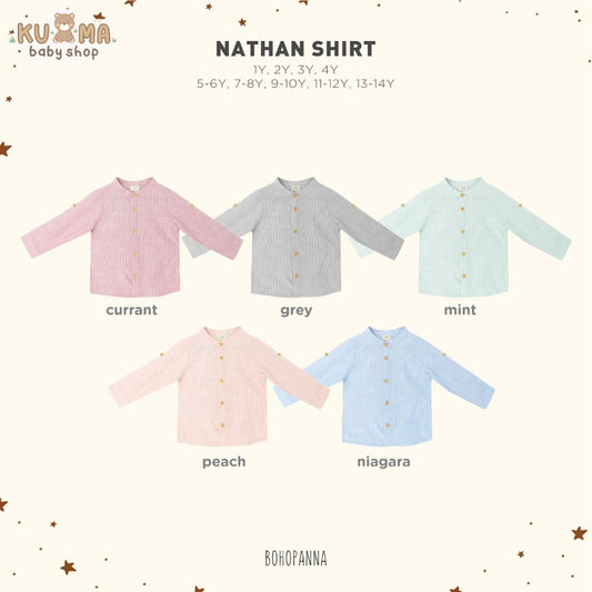 BOHOPANNA - NATHAN SHIRT - Atasan Anak Laki-Laki - Lengan Panjang - Atasan Panjang 2422