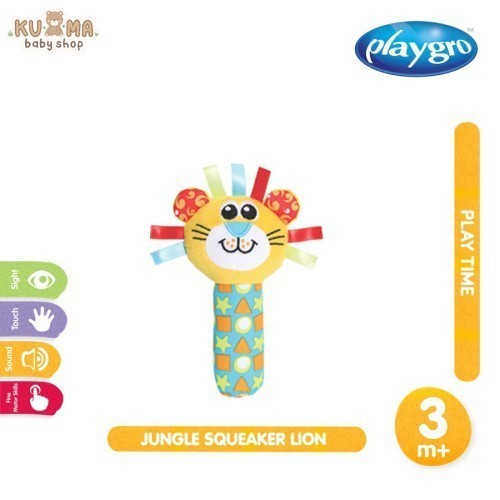 Playgro Jungle Squeaker Lion 3m+ Mainan Suara Bayi
