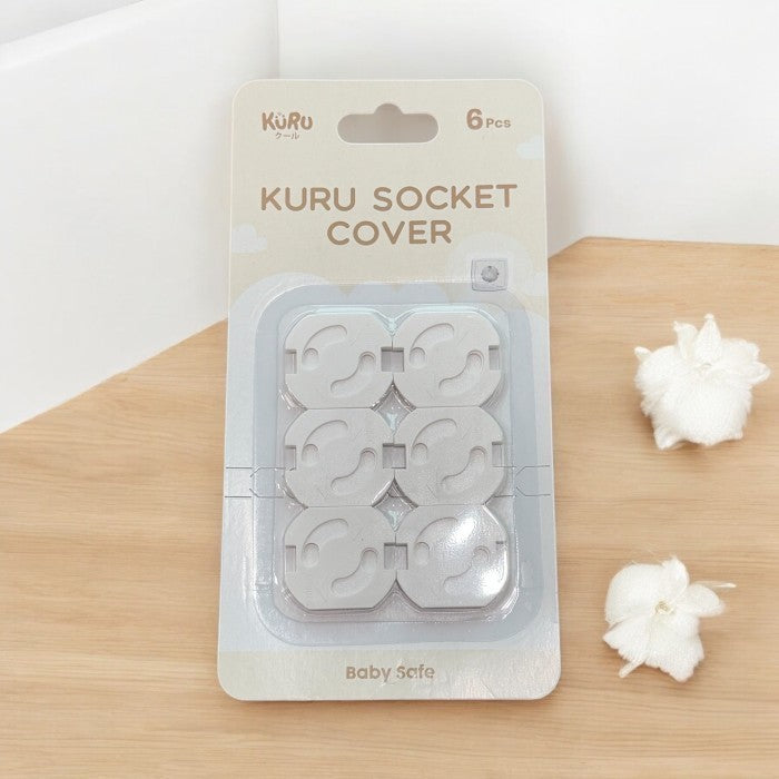 Kuru Safety Socket Cover Protector | Pengaman Pelindung Stop Kontak Colokan