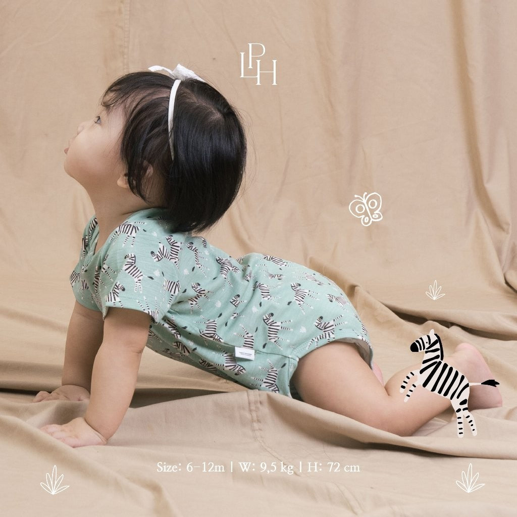 Little Palmerhaus - Little Wear Short Bodysuit (Jumper Bayi) 30.0