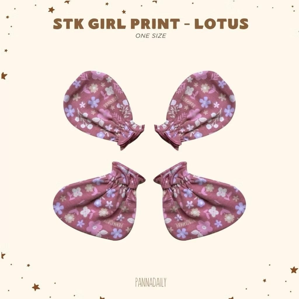 BOHOPANNA - PANNA DAILY - STK GIRL PRINT - Sarung Tangan Kaki Bayi Snowdrop
