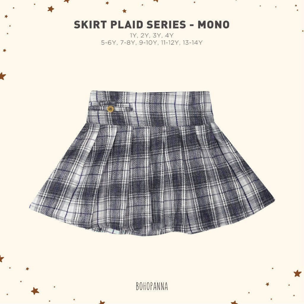 BOHOPANNA - SKORT PLAID SERIES - Rok Anak Perempuan