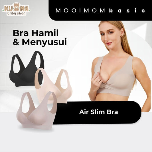 MOOIMOM Basic Bra Hamil & Menyusui Air Slim Maternity & Nursing Bra
