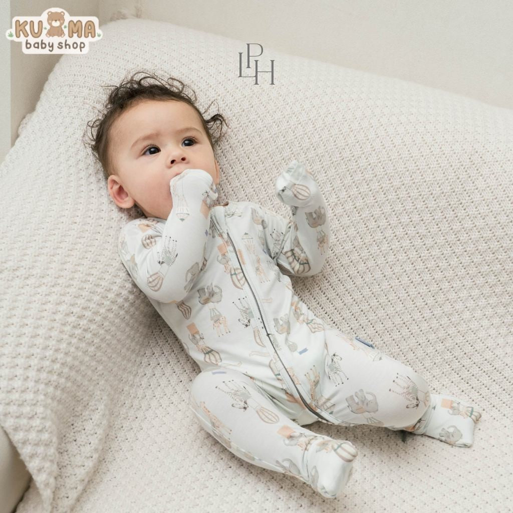 Little Palmerhaus - Tencel Sleepsuit (Jumpsuit Bayi) 3.0