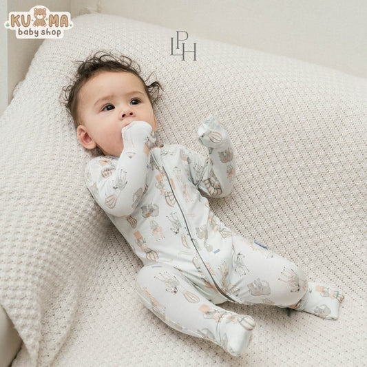 Little Palmerhaus - Tencel Sleepsuit (Jumpsuit Bayi) 3.0