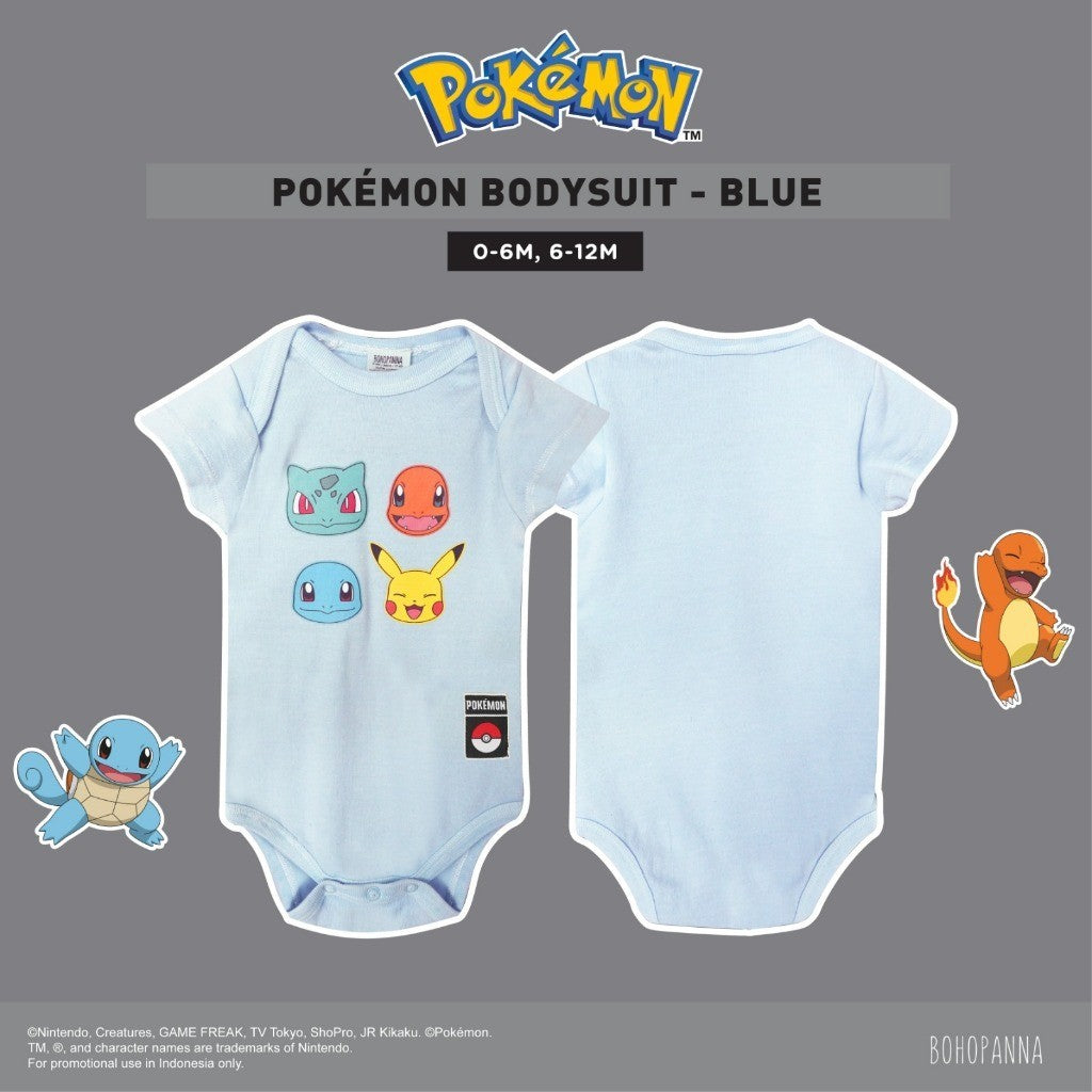 BOHOPANNA | POKÉMON - BODYSUIT - BODYSUIT WASHED - JUMPER ANAK