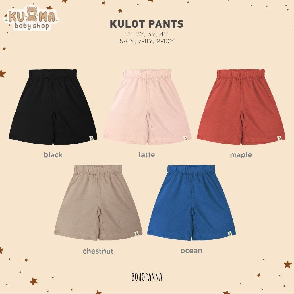 BOHOPANNA - KULOT PANTS - Celana Kulot Anak - Bawahan Anak Perempuan BP2455