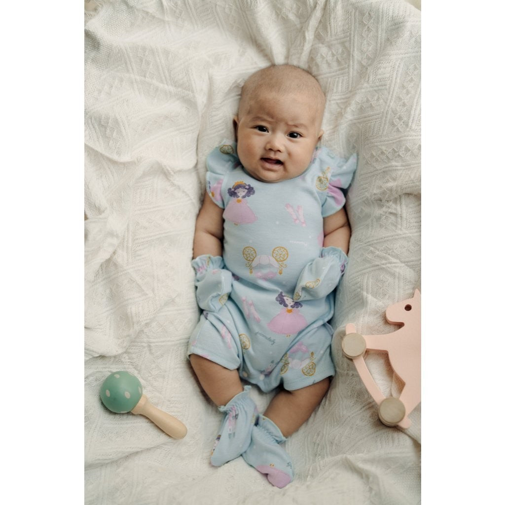 BOHOPANNA - PANNADAILY - PLAYSUIT GIRL PRINT - Jumper Bayi Sophie