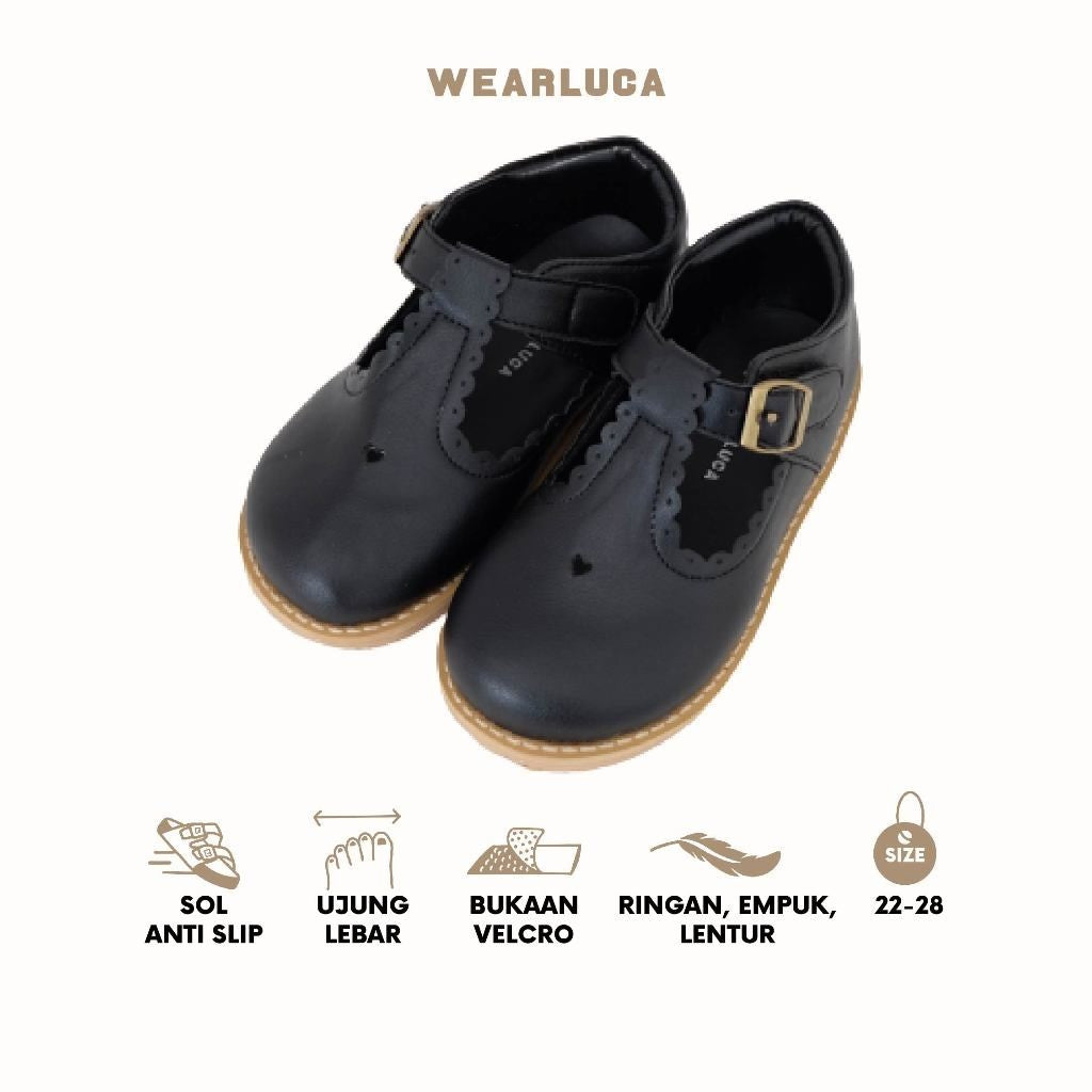 WEARLUCA Villia - Sepatu Anak Perempuan Anti Slip