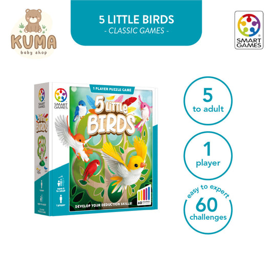 SmartGames 5 Little Birds Mainan Edukasi Anak Board Game