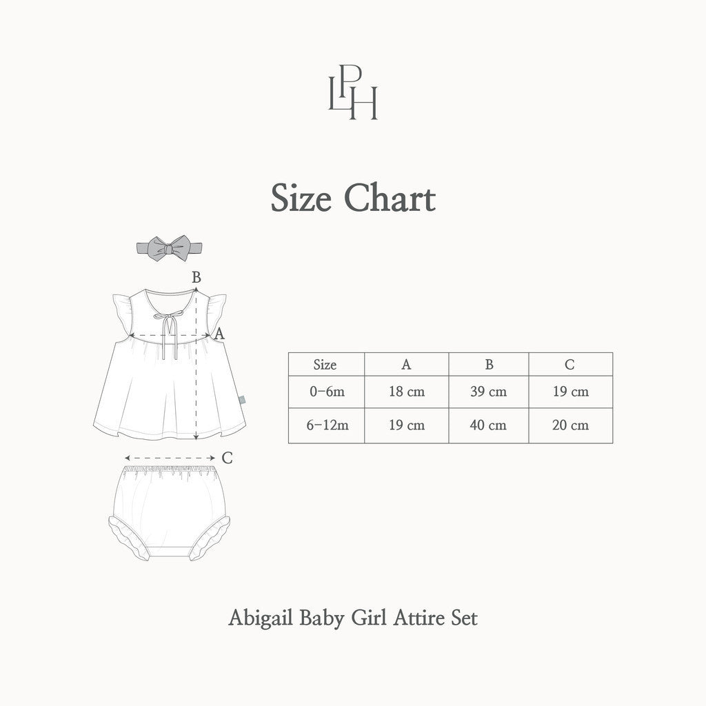 Little Palmerhaus - PLAYFUL SPRING - Abigail Baby Girl Attire Set (Setelan Bayi Perempuan)