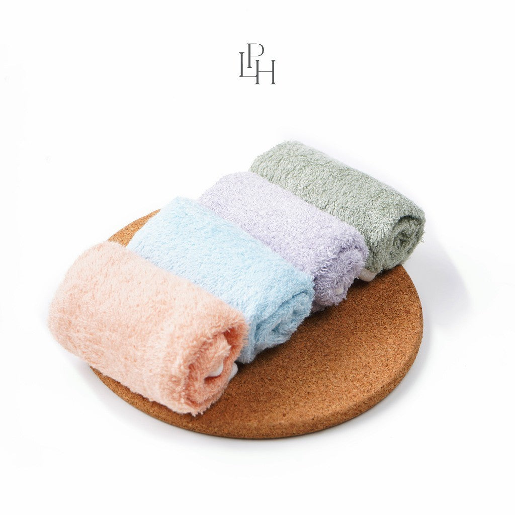 Little Palmerhaus - Bam & Boo Bamboo Washcloth Set Of 4 13.0 (Lap Mandi Bayi)