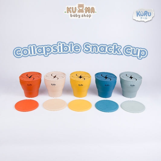Kuru Baby Silicone Snack Cup | Tempat Makan Silikon Anak Bayi SC10