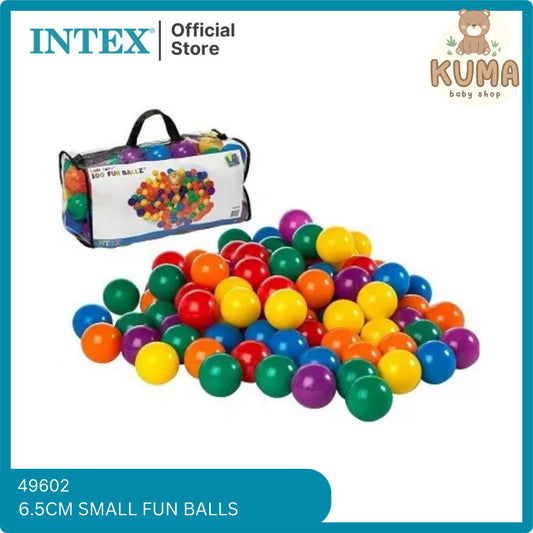 Intex Bola 6.5cm Fun Balls 49602 Mainan Bola Anak Mandi Bola