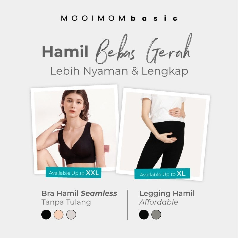 Penyangga Perut Ibu Hamil - MOOIMOM Bamboo Maternity Support Belt Korset Hamil (Sabuk Hamil)