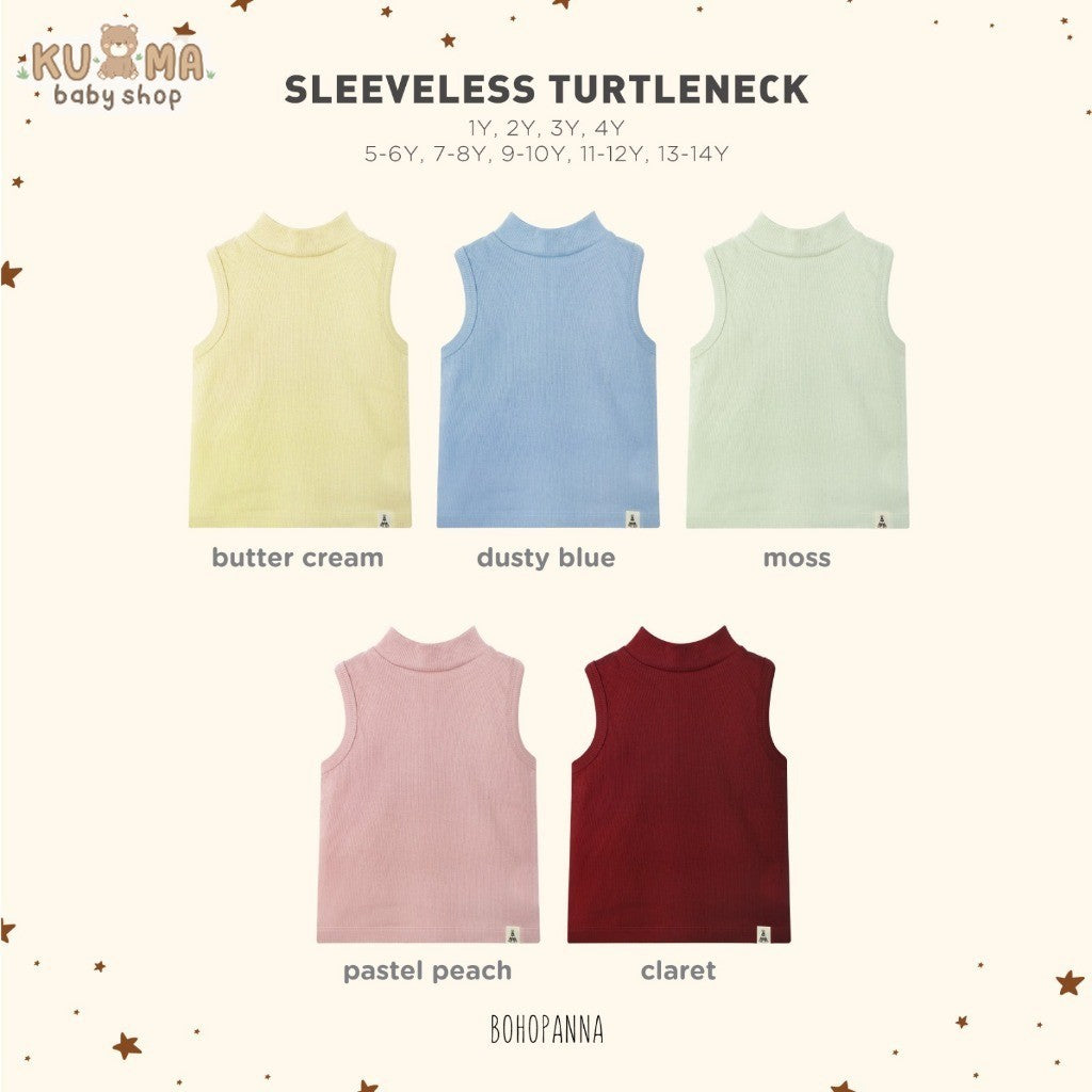 BOHOPANNA - SLEEVELESS TURTLENECK - Atasan Anak Perempuan