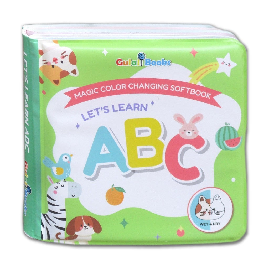 Buku Bantal Bayi Ajaib Berubah Warna - Let's Learn ABC & 123