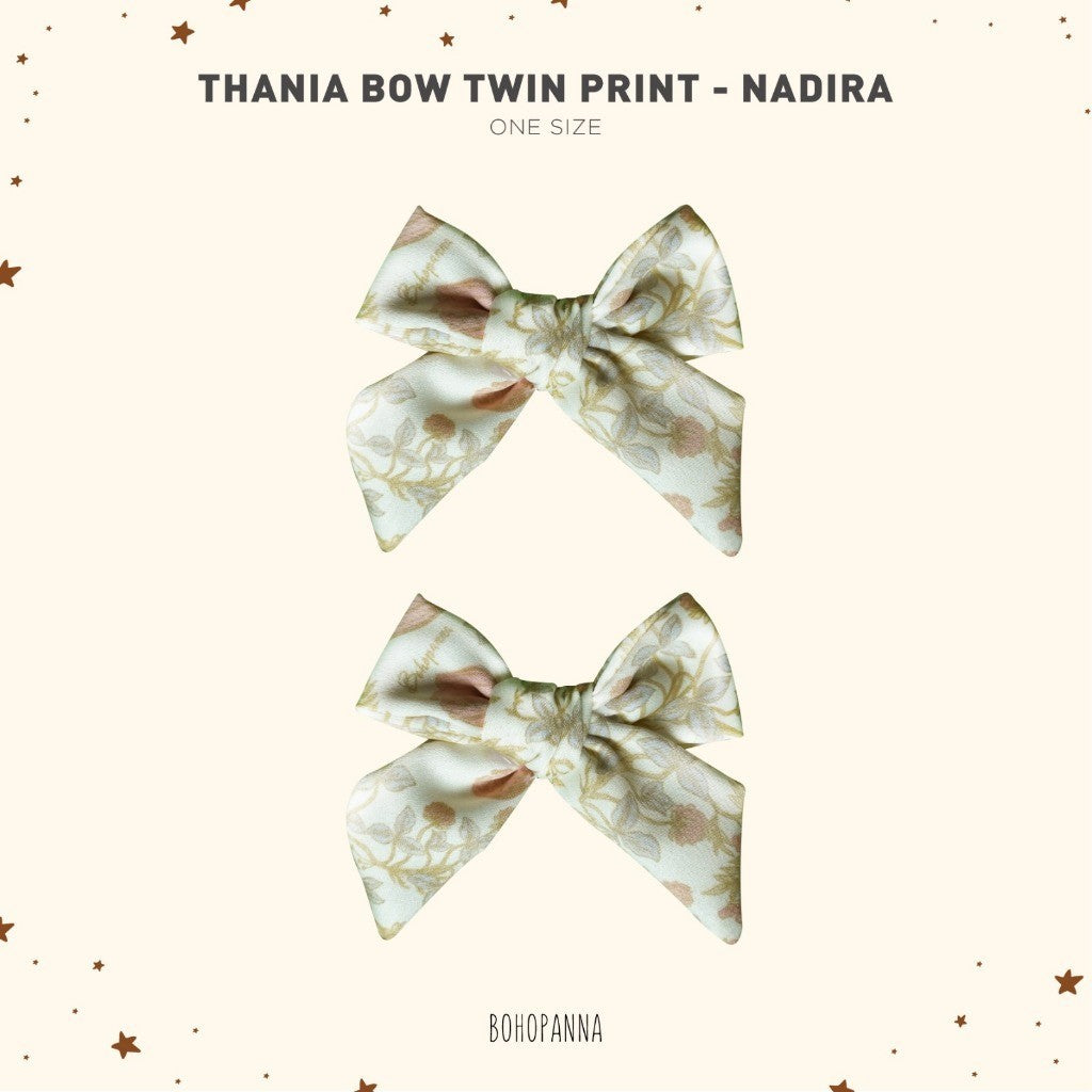 BOHOPANNA - THANIA BOW TWIN PRINT - Pita Bayi