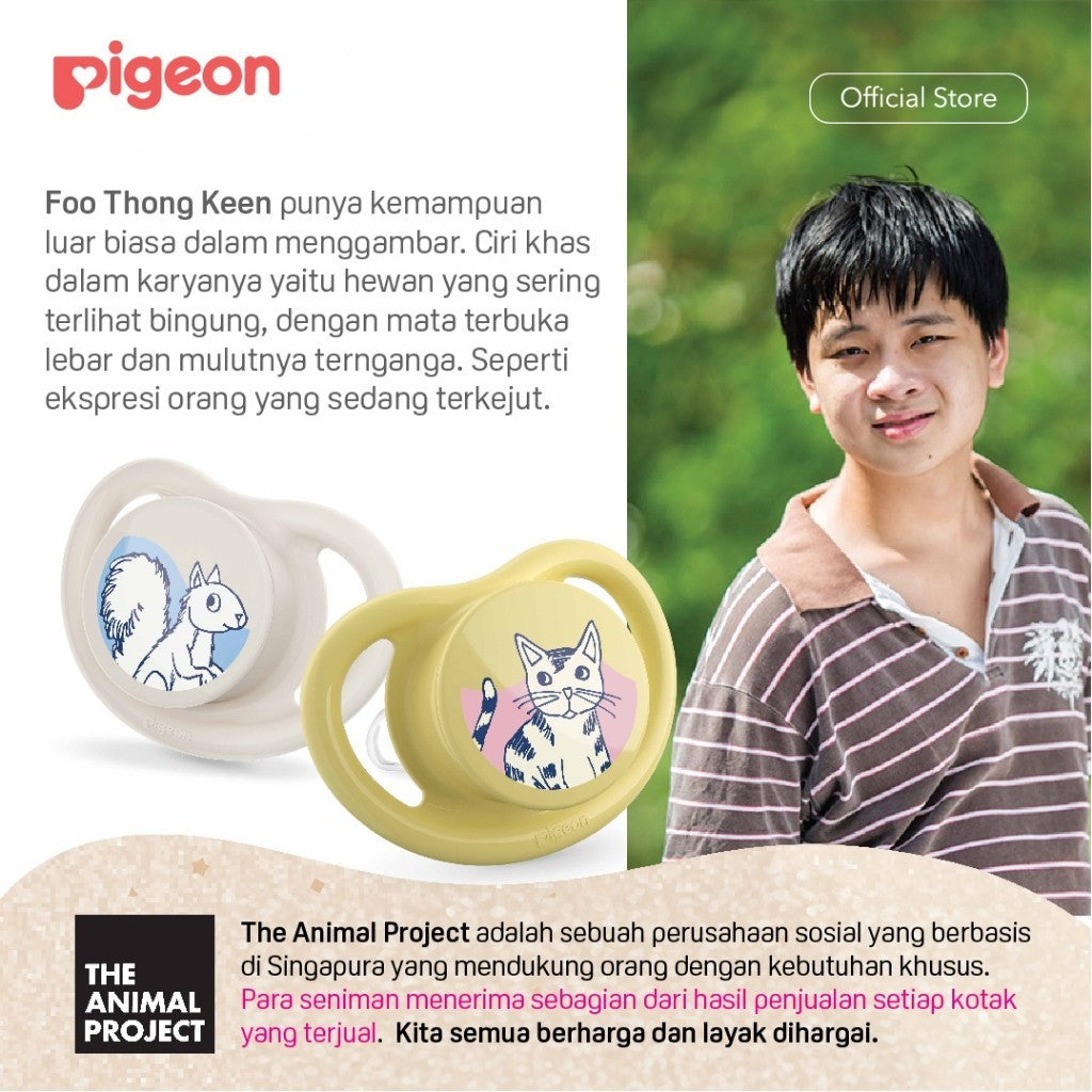 PIGEON MINILIGHT PACIFIER SUSTAINABLE | EMPENG BAYI | DOT BAYI 2pcs