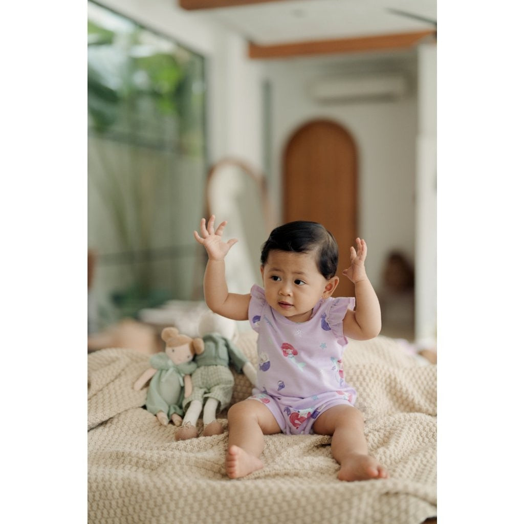 BOHOPANNA - PANNADAILY - PLAYSUIT GIRL PRINT - Jumper Bayi Sophie