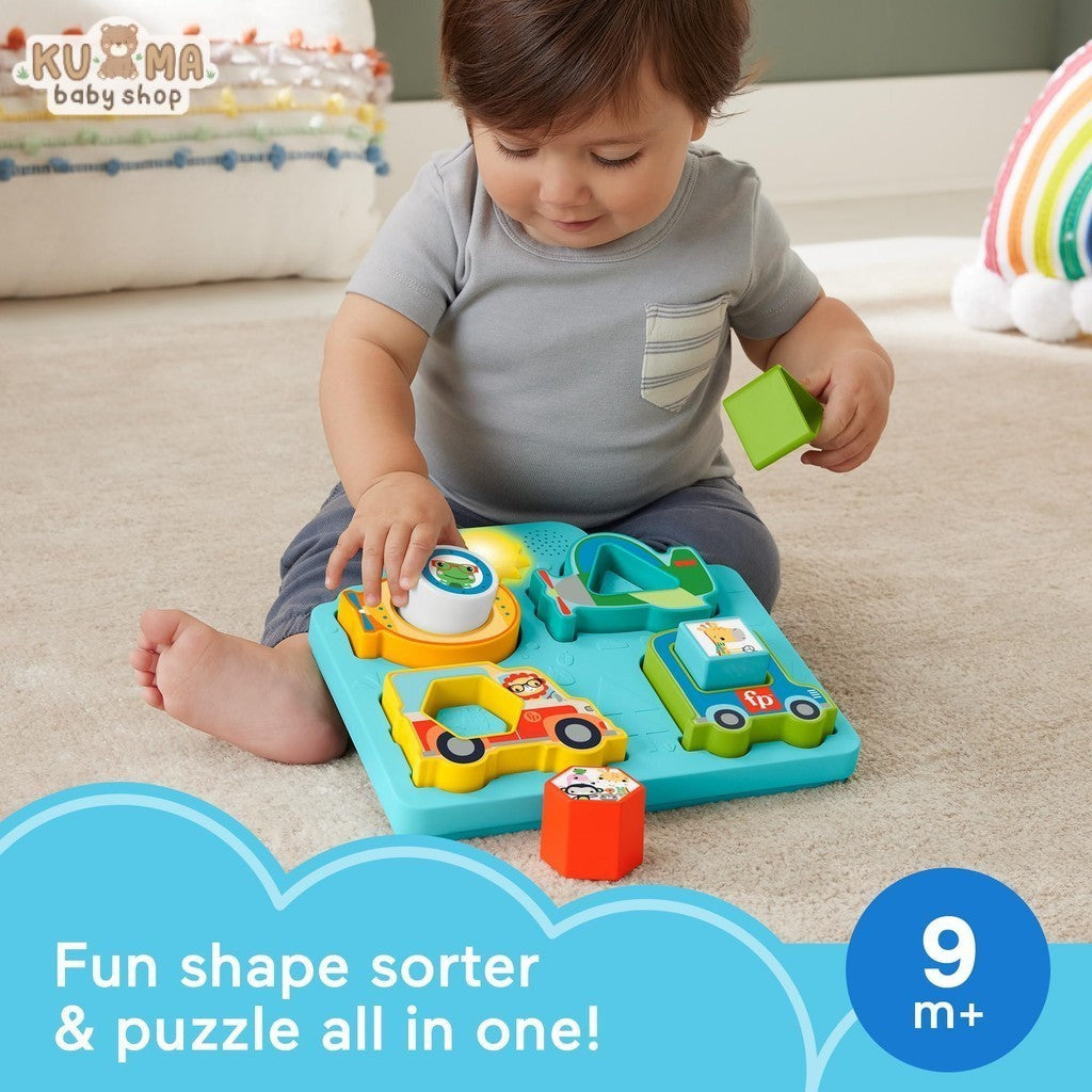 FISHER PRICE HRP31 SHAPES & SOUNDS VEHICLE PUZZLE