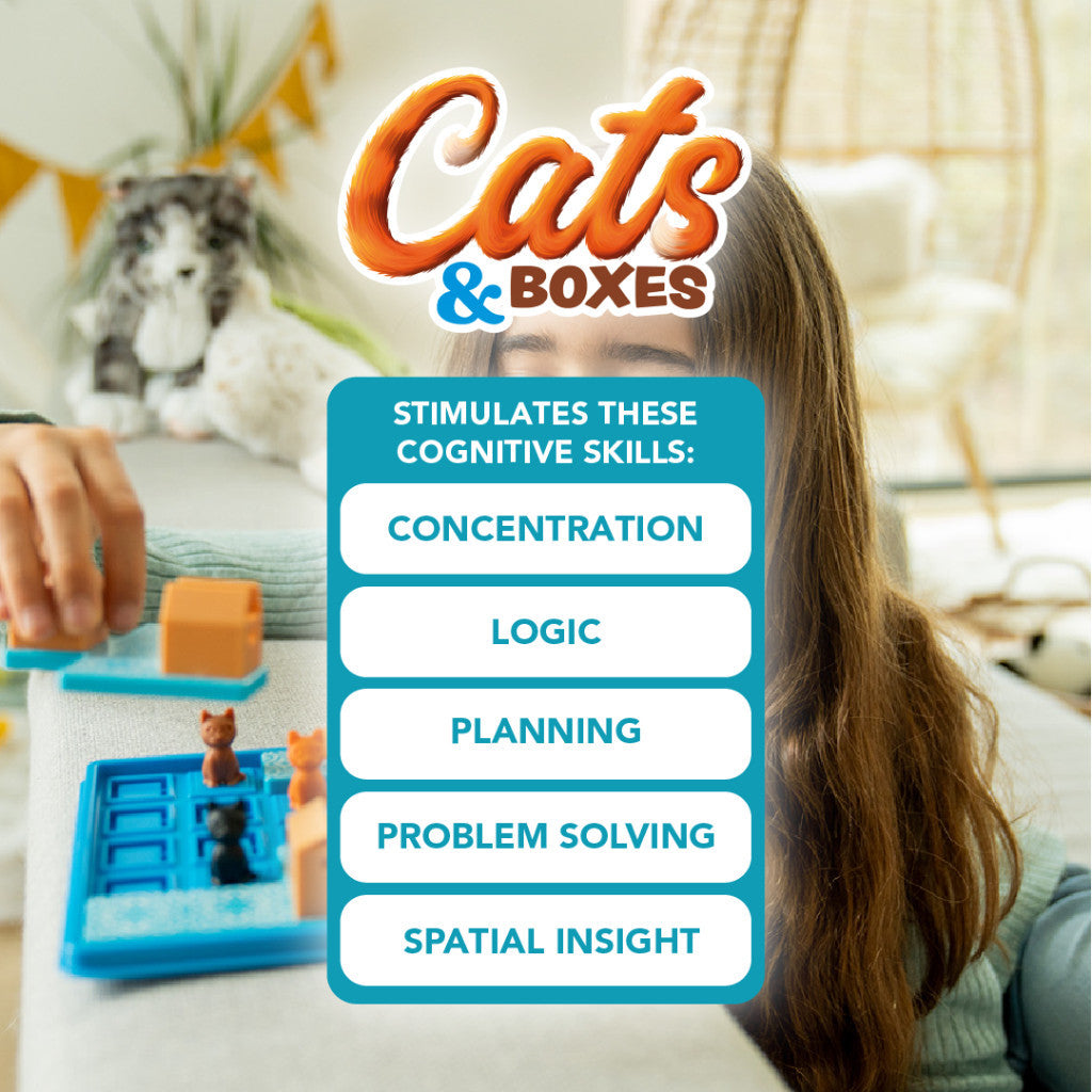 SmartGames Cats & Boxes Mainan Edukasi Anak Board Game