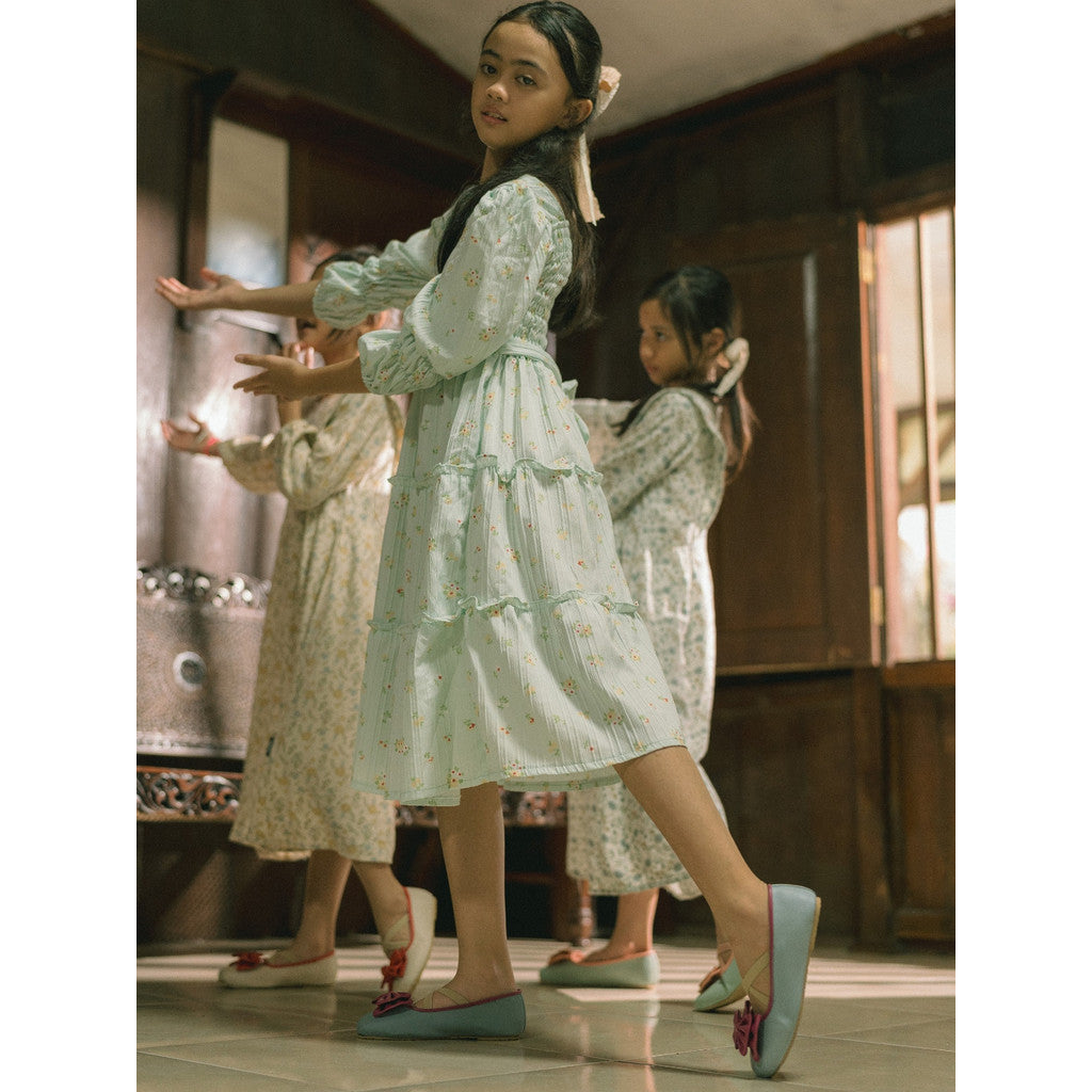 WEARLUCA Sophia - Sepatu Flat Pita Anak Perempuan