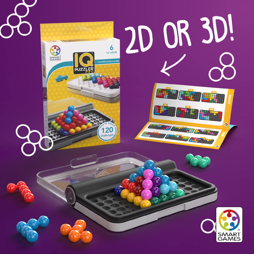 SmartGames IQ Puzzler Pro Mainan Edukasi Anak Board Game