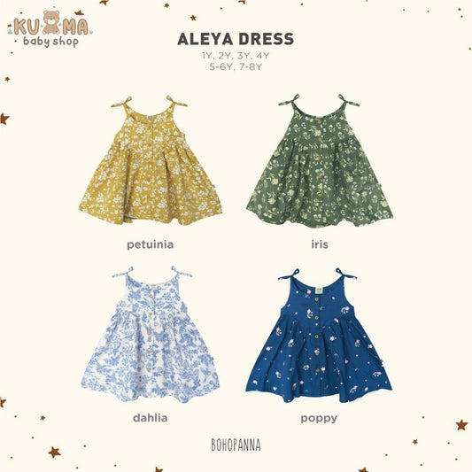 BOHOPANNA - ALEYA DRESS - Dress Anak Perempuan 2473 Print