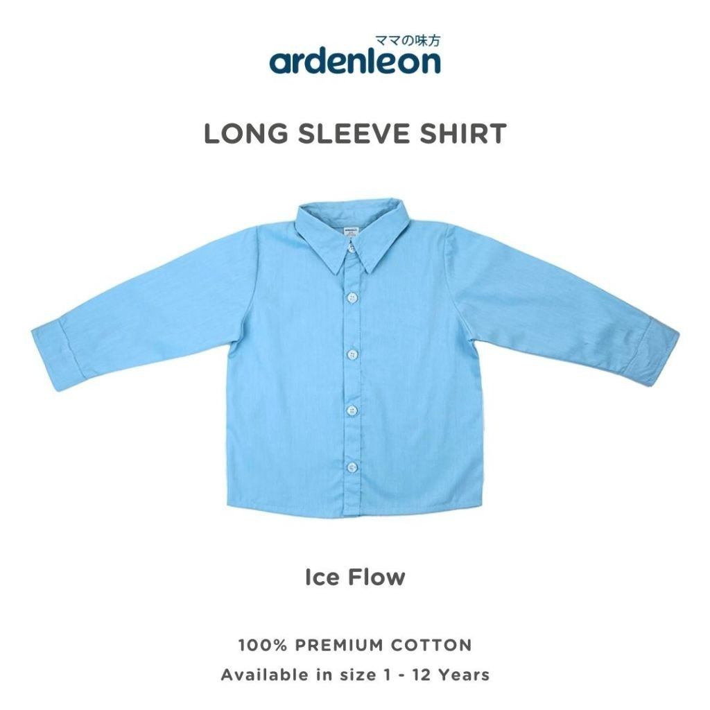 ARDENLEON Atasan Kemeja Anak Laki Laki Panjang Long Sleeves Shirt