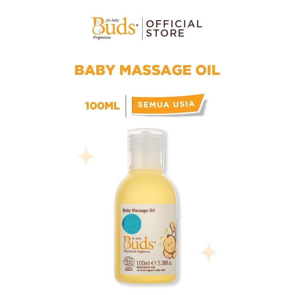 Buds Organics Baby Massage Oil - Minyak Pijat Gosok Bayi dan Anak