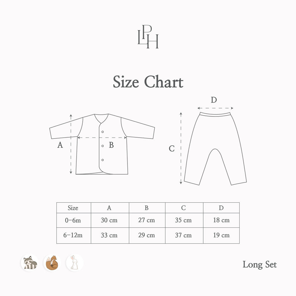 Little Palmerhaus - Little Wear Long Set 27.0 (Setelan Bayi Lengan Panjang)