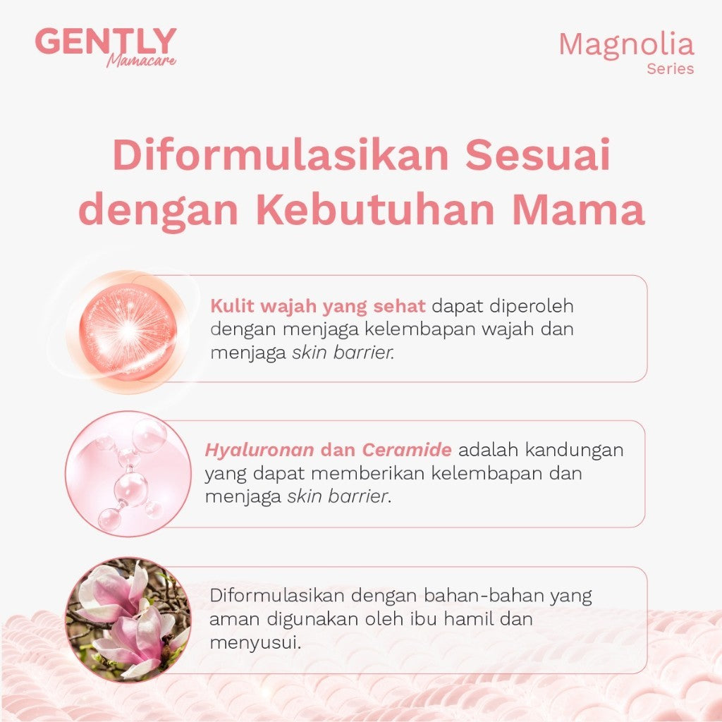 GENTLY Mamacare Low pH Radiant Facial Wash | Rainbow Algae + 11x Hyaluronan + 5x Ceramide + 5x Soothing Agents | Skincare Ibu Hamil dan Menyusui Terdaftar BPOM | Sabun Cuci Muka Gentle yang Mampu Menghidrasi dan Menyejukkan Kulit