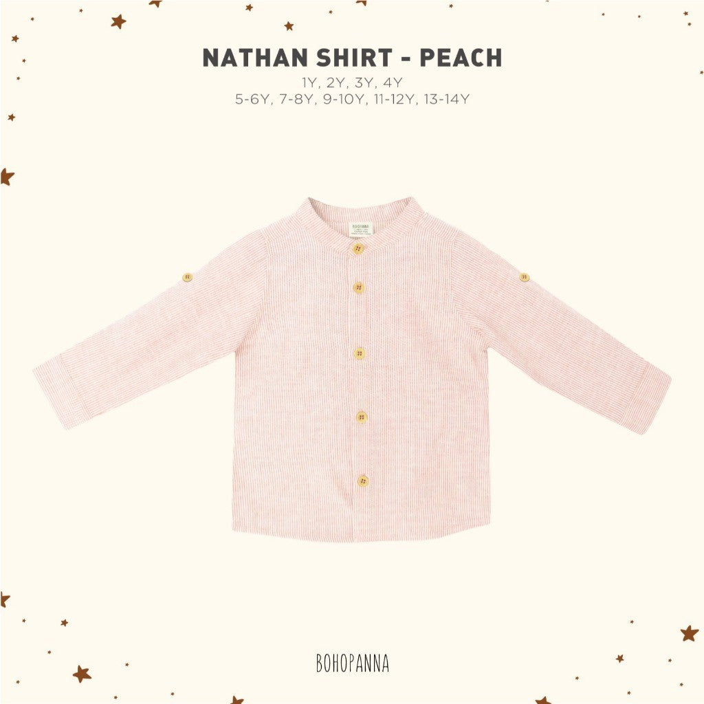BOHOPANNA - NATHAN SHIRT - Atasan Anak Laki-Laki - Lengan Panjang - Atasan Panjang 2422