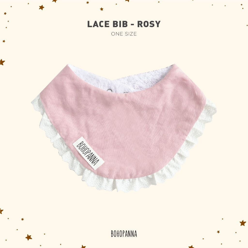 BOHOPANNA - LACE BIB - Slaber Bayi 2337